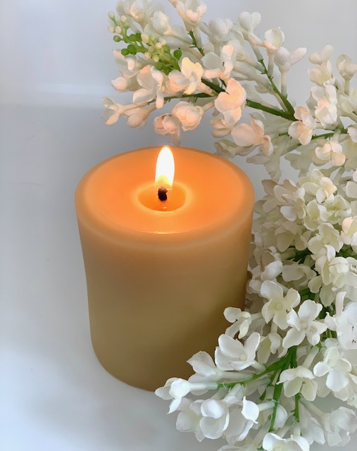 Pure Beeswax Pillar Candle - Australian made 8cm - bee natural store